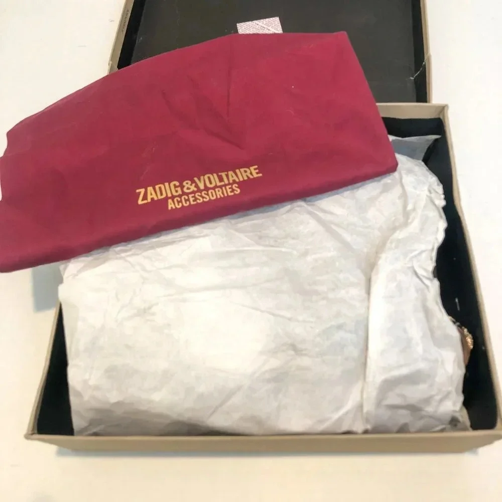 NEW RARE Zadig & Voltaire Arcade Studded Western Suede Harness Ankle Booties 5 - Picture 12 of 15